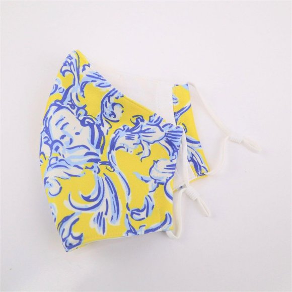 Tory Burch Floral Two Layer Adjustable Mask Face Cover Pick one - Picture 15 of 16